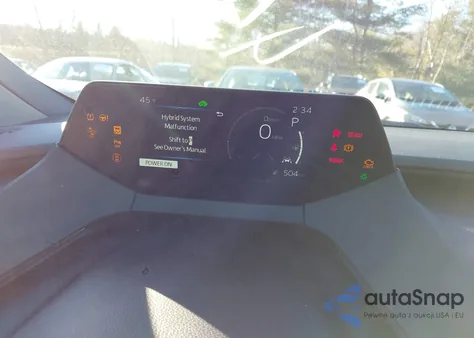 2026 Toyota Prius Xle Awd-E z USA, uszkodzony, nr VIN JTDADABU6T3034669